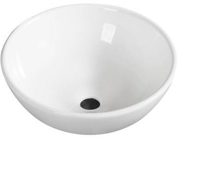 Modern Round Countertop Basin Sink Ceramic Vessel Bowl Washbasin for Lavatory Bathroom 320 x 320 x 130mm