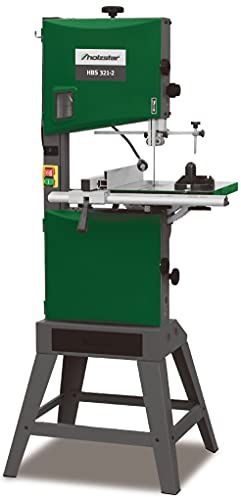 Holzstar Holzbandsäge HBS 321-2 (Arbeitstisch schwenkbar 45°, für Modellbauer + Handwerker, Parallelanschlag inkl. Schnellspannung)
