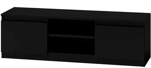 CDF TV Schrank Lowboard 2 Türen 2 Regale TV Board Fernsehschrank 120cm lang