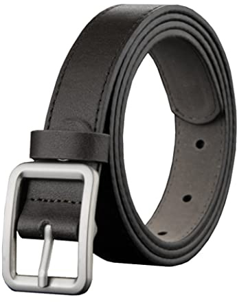Pesoncarl Fashion Boys Leather Belt Reversible Belt Classic Designs Casual Leather Belt Adjustable Dresses Belts Clothing Accessories for Children Boys Black 90CM, Braces
