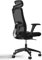 Desktronic Verstellbarer ergonomischer Bürostuhl | Schreibtischstuhl mit Lendenwirbelstütze, Höhenverstellung Körper Atmungsaktives Gewebe-Breite Sitzfläche SitOne Schwarz