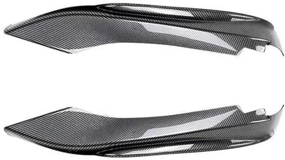 ROROL Frontspoiler Für B&MW F32 F33 F36 420i 430i 420d M440i 2014-2020 Frontspoilerlippe Splitter Diffusorschutz Nachrüstkörper Kit MP Style(Carbon Look Splitter)