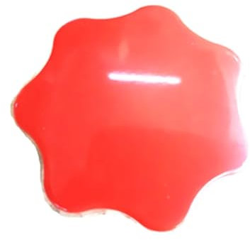 YHDMDQ 2 Stück roter Sterngriff, Sterngriffknopf, Pflaumenblüten-Gummikopf, Handschraubenmutter, M4, M5, M6, M8, M10, M12, M16 für die Holzbearbeitung