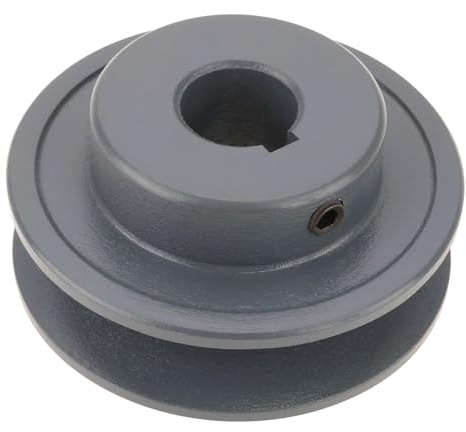 EMSea 1 x Einzelrillen-Riemenscheibe Ak2558 Scheibe, 1,6 cm Öffnung, ID 6,5 cm OD für Ak2558 V-Riemenscheibe für Kompressoren, Motoren, Tischsäge, industrielle Antriebsrolle, Getriebe
