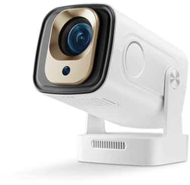 Yominerr HY260 PRO 1080P Android 11 4K Proiettore 200ANSI Wifi6 BT5.4 Cinema Esterno Portatile Proiettore Rotante 180° Spina Globale UE