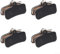Pastillas de freno de metal de resina para bicicleta de montaña, 4 pares para Saint M810/M820, ZEE 640 con requisitos de baja tensión