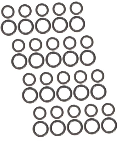 POPETPOP 40 Piezas Anillos de Sellado Goma para Lavadora de Alta Presión Juntas Tóricas Flexibles y Kit Práctico para Sellado Rápido y Reemplazo Fácil