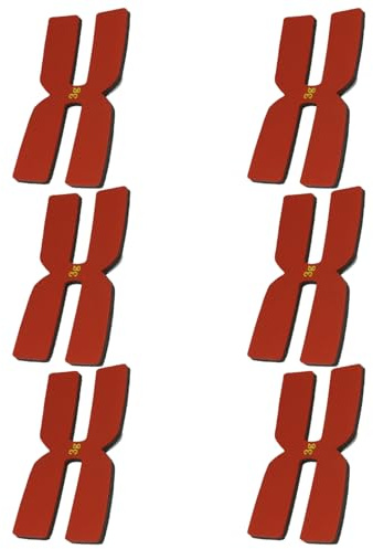 BCIOUS 6 Stück Tennisschläger-Gewichte, Griffband, Schlägernetz, gewichtete Pad, Badminton-Griff, gewichtetes Werkzeug, Tennisschläger Gewichtsstreifen