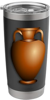 Ancient Greece Roman Empire Amphora Amphorae Vase Stainless Steel Insulated Tumbler
