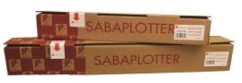 Sa.Ba.Cart 17342005050osb80 2 Stück Plotterrollen A2 matt Inkjet Papier 420mm x 50m Loch 50 80g/m²
