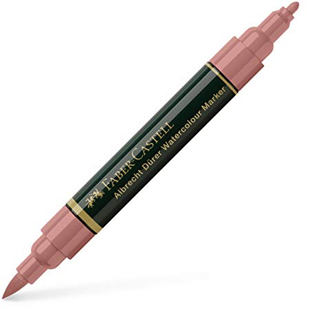 Faber-Castell - 160410 - Aquarellmarker A. Dürer, 5 Stück indisch rot