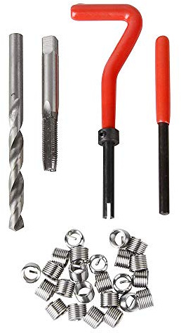 VISLONE 30 st metrisk gängreparationsinsatssats M3 M4 M7 M9 M11 helicoil bil pro spiralverktyg M3 x 0,5