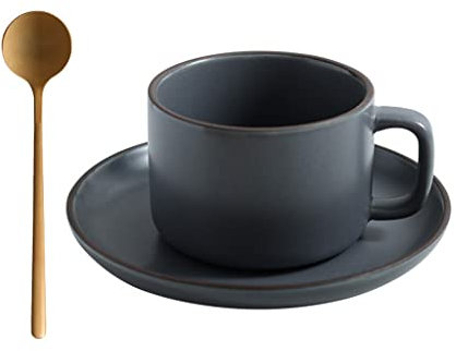 Osso Porcellana Ceramica Tazza Di Tè (8.8oz) Set tazze da tè,Piattino per tazza da caffè in ceramica da per il tè pomeridiano,Fiore tazza di tè,Tazza personalizzata,Regalo dolce for San Valentino