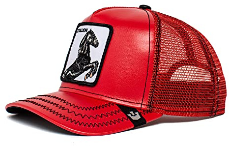 Goorin Bros. Trucker Cap Cherry Mustang Red Rot, Size:OneSize