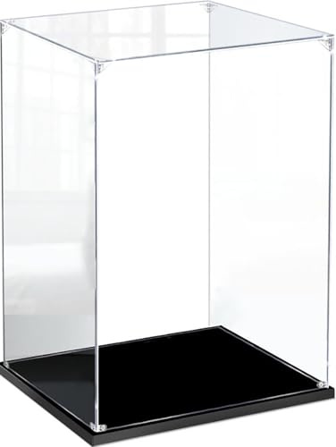 Vitrine Schaukasten Für LG 21335 Motorisierter Leuchtturm, Staubdichte Vitrine Für Modelle Sammlerstücke Für (Set Nicht Im Lieferumfang Enthalten) 30*30*60cm 3MM