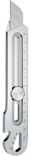 Kistenschneider, Abbrechbare Allzweckmesser Aus Edelstahl, Tragbarer 6-in-1-Kistenschneider, Einziehbar, Mehrzweck-Multitool-Messer, Taschenschneider, Kistenöffnerschneider Für Zu Hause, Paketkartons