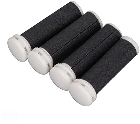 lyrlody 4pcs Mikro-Pedi Ersatzroller, Elektrischer Fußfeile Schleifkopf, Hornhautentferner Ersatzkopf für Fußpflege Werkzeug, für professionelle elektrische Pediküre-Gerät