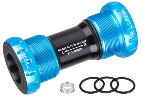Generisch Vierkant-Innenlager,Fahrrad-Innenlager - Mountainbikes Vierkant-Innenlager,Nahtloses BB52-Integrationsfahrradwerkzeug für Mountainbikes mit 24-mm-Kurbelgarnituren