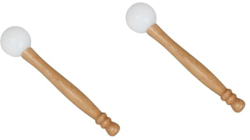 BESTonZON 2stücke Für Klangschalen Robuster Percussion-stick Für Buddha Musiktherapie Zubehör Für Zuhause Gelb