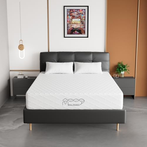 Memory Matratzen Matratze 160x200cm 26cm Hoch, Kaltschaummatratze, Härtegrad H2&H3, 7-Zonen-Unterstützung mit Schneller Rückfederung, Doppelmatratze für den Heimgebrauch(160x200x26cm)