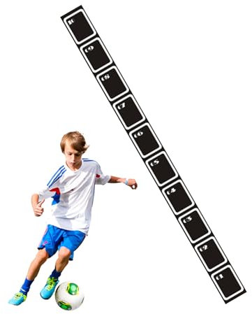 Agility Ladder Football Training Equipment - Agility Training and Balance Training Set | Agility Training Ladder Mat | Football Fitness Speed Training Equipment | Portable Sports Speed Practice