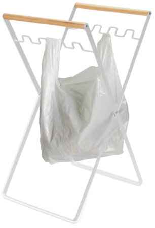 Porte-sacs Poubelle | 56,5x25cm De Poubelle Extérieure Can Bracket | Sac À Ordures Mentales / Bois Rack Suspendu, Support De Poubelle Pliable Pour L'aventure, Arrière-cour, Buanderie, Randonnée