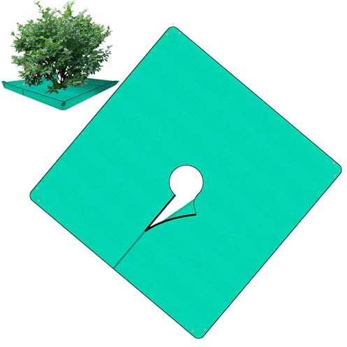 Opilroyn Unkrautvlies Zum Trimmen,Unkrautvlies | Starkes Wasserdichtes Schutzvlies 200x200 cm Für Einfahrt Beete Rasen Gartenarbeit Im Freien