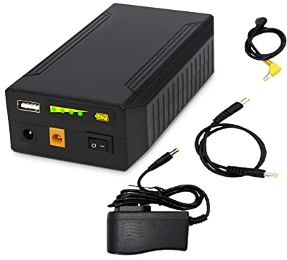 Power Bank, Power Bank, batteria al litio ricaricabile da 12 V, 9 V/5 V, a ricarica rapida, batteria agli ioni di litio portatile, per telecamera a strisce LED, batteria di grande capacità,