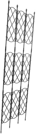 Milisten Treillis de Jardin Métallique pour Plantes Grimpantes Support et Facile à Installer Rack Escalade pour Vignes et Rosiers pour Pergola et Arceaux de Jardin Usage Intérieur et