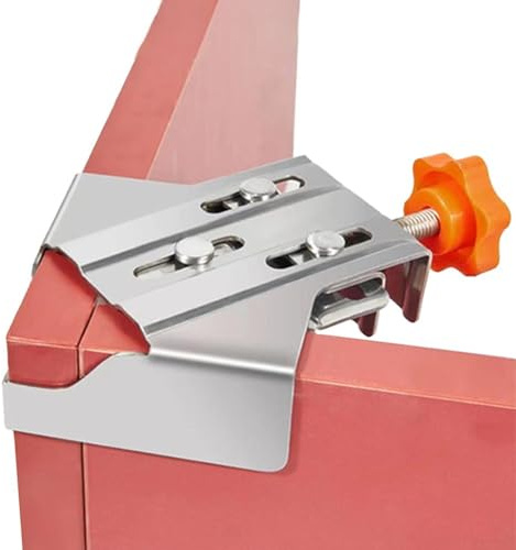 Besttoolifes Pince d'angle en acier inoxydable, outil de serrage réglable à angle droit de 90 degrés pour le travail du bois, le soudage et les projets de bricolage (B)