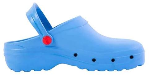 REPOSA Zoccoli Sanitari Light Shock Azzurro 43 Leggeri Morbidi Scarpe Ciabatte