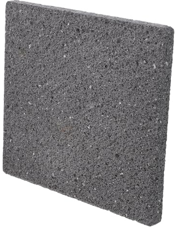 GATHINESS Piastra per Griglia in Pietra Vulcanica 16,8x15,5x1,5 Cm, per Barbecue Vegetariano, Facile da Pulire, Design Minimalista per Pranzi Regolari e Picnic Spontanei
