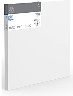 Winsor & Newton 60 x 60 cm professionell bomull djup kant kanvas (paket med 1)