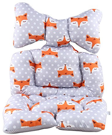KAKIBLIN Infant Car Seat Insert, Baby Stroller Liner Head and Body Support, Baby Car Seat Cushion, car seat Head Support babyNeck Support Cushion for Toddler