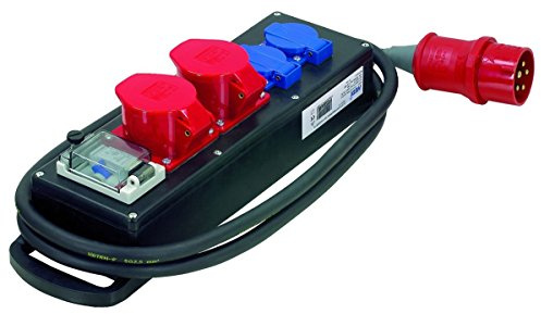 Hedi KVG202016I Steckdosenleiste aus Vollgummi, Drehstrom 400 V 16 A ***NEU***
