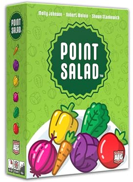 AEG Alderac Entertainment | Point Salad | Gioco Di Carte, Card Drafting Standalone, Oltre 100 Modi Per Fare Punti, Carte Fronte Retro, Strategia Per Famiglie | 2 To 6 Giocatori | 15 To 30 Min