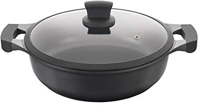 Metaltex XPERT - Cacerola Baja Aluminio Fundido, 26 cm, antiadherente ILAG 3 capas, Full Induction válido para todo tipo de cocinas