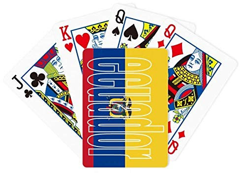 Juego de mesa divertido con nombre de la bandera del país de Ecuador