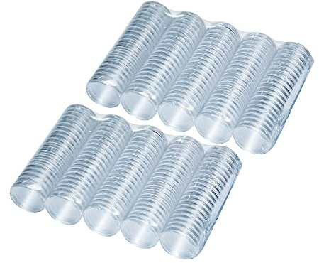 OrangeClub Capsules de 26 mm pour pièces de 2 euros pour pièces spéciales, pièces de collection (200 pièces)