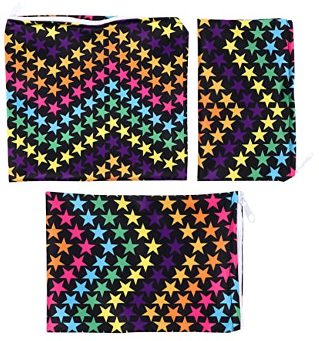 Angoily 1 Satz von 3 Stück Tuch Sandwich Taschen Wiederverwendbare Snacksäcke Waschbar Lunchtasche Nette Brot Aufbewahrungstasche wasserdichte Lebensmittelhalter Bag Container
