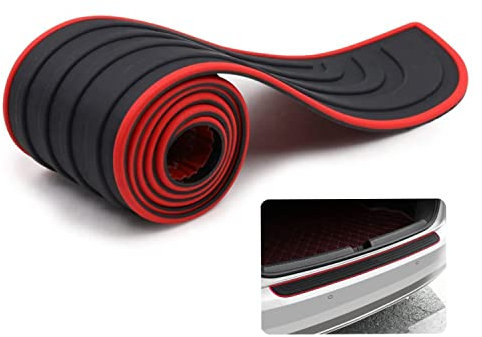 Aohcae Car Rear Bumper Protector - Universal Anti-scratch Door Sill Guard Rubber Strip for Pickup Truck SUV (36 x 2.75)