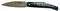 Navaja Cudeman Solsona 444-A hoja de acero 420 de 8 cm y empuñadura de cuerno de toro de 10 cm para Caza, Pesca, Supervivencia y bushcraft + Portabotellas Regalo