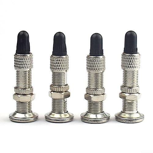 Valvola per tubo interno, 4 pezzi, valvola tubeless per bicicletta, con valvola in legno per pneumatici