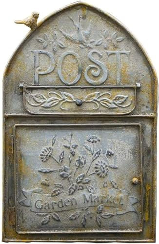 Boîte Aux Lettres en Fonte – Boîtes Aux Lettres Murales De Style Vintage – Boîte Aux Lettres Murale – pour Maison,Bureau L'intérieur Et L'extérieur Décoration Porte D'entrée