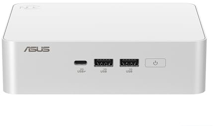 ASUS NUC 15 Pro+ Full System Mini PC with Intel Series 2 Core Ultra 9 285H, 32GB DDR5 RAM, 1TB SSD, Thunderbolt™ 4, Wi-Fi 7 & Bluetooth 5.4, Win 11 Home, Toolless Silver Aluminum Chassis, VESA Mount