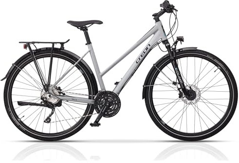 Airtracks 28 Zoll Damen Trekking Fahrrad Trail 5.0 Trekkingrad Shimano Deore 30 x Gang RD-T6000 SGS - Rahmenhöhen 45cm, 50cm, 55cm (45cm (Körpergröße 155-165cm))