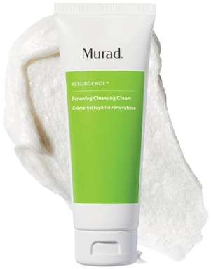 Murad Renewing Cleansing Cream - Anti-Aging, Cleansing Cream Face Wash - Lactic Acid and Antioxidant Vitamin-E Face Cleanser for Tightening, 5 Fl Oz