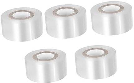 Supvox 5rollen Veredelungsband Aus Pe-membranfolie Selbstklebend Für Obstbäume Pflanzen Knotenfrei Lichtdurchlässig Langlebig Für Gartenveredelung