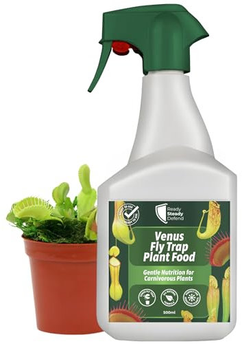 Venus Fly Trap Plant Food 500ml | Natural Formula for Carnivorous Plants | Promotes Healthy Growth and Strong Roots | Ideal for Indoor & Outdoor Use | Organic, Biodegradable