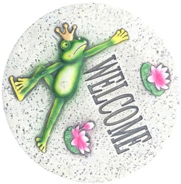 HEMOTON Trittstein Aus Zement Für Garten Und Garten-trittstein Als Willkommenstafel Mit Robustem Material